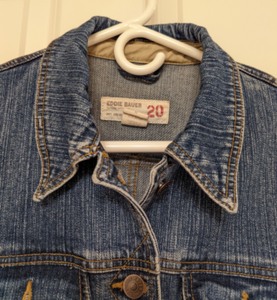lot 128 image: Eddie Bauer Denim Jacket