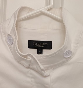 lot 129 image: Talbots White Denim Jacket