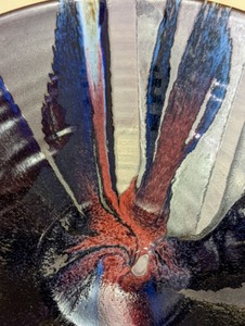 lot 165 image: Gorgeous Colored Stoneware Bowl