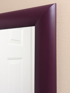 lot 199 image: Decorative Purple Wall Mirror