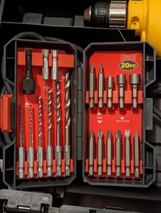 lot 213 image: DeWalt Drill and Bit Set
