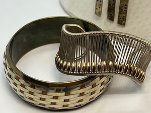 lot 224 image: Bracelets and Sterling Necklace Pendant