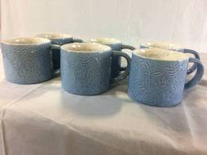 Lot Of 6 Parker Lane Stoneware Giftware Says Inside Worlds Greatest Coffee Mugs - Think Of Mothers Day Fathers Day Etc New With Sticker On Bottom