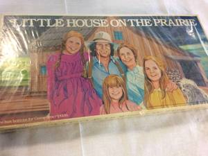 Fantastic Collectible New &amp Still Partially Film Wrapped Vintage Parker Brothers Little House On The Prairie Game - I Wonder If Nelly Olson Causes Trouble In This Game&nbsp&nbsp