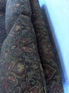 Drexel Heritage From Their Antique Heirloom Collection Gorgeous Deep Seated Loveseat Softly Filled With A Luxury Combination Of GooseDuck Down - It Is In Excellent Condition