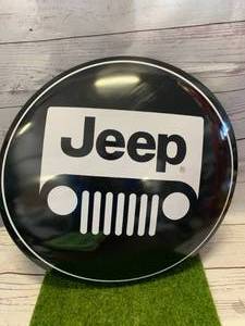 New Jeep 16 Inch Metal Oval Sign