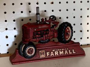 Cast Iron Farmall Doorstop