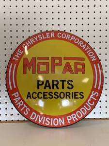 New Mopar Metal Oval Sign 16�