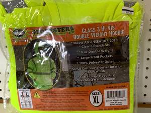 New Double Weight High Viz Sweatshirt XL