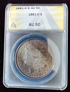 1881-O Morgan Dollar - AU50
