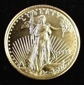 1998 110th Oz. Gold Eagle