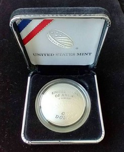 2014-P Proof Baseball Hall of Fame Silver Dollar