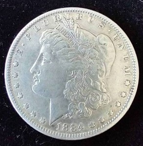 1884 Morgan Dollar