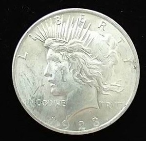 1923 Peace Dollar