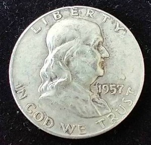 1957-D Franklin Half Dollar