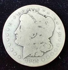 1895-S Morgan Dollar - SUPER TOUGH