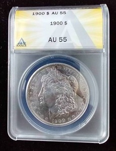 1900 Morgan Dollar - AU55