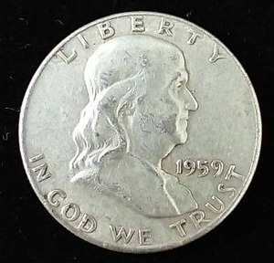1959-D Franklin Half Dollar