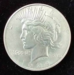 1934-D Peace Dollar