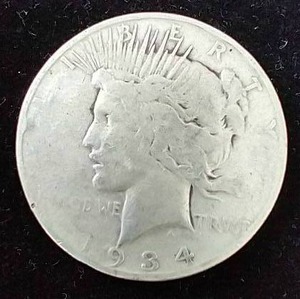 1934-S Peace Dollar