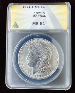 1921 Morgan Dollar - MS61