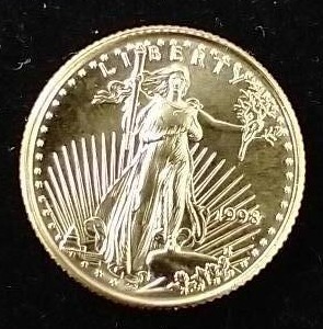 1998 110th Oz. Gold Eagle