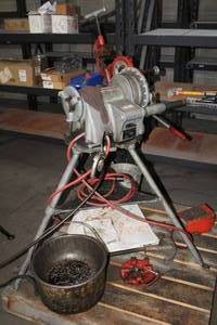lot 134 image: Ridgid 300 Pipe Threader and Stand