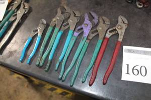 lot 160 image: Lot of (6) Channel Lock Pliers