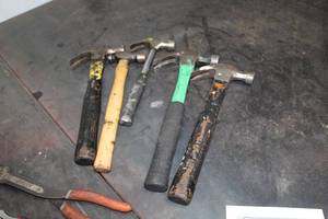 lot 153 image: Lot of (5) Hammers