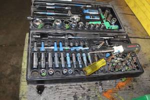 lot 181 image: Socket Set, Plastic Case - Sockets, Ratchet, Driver, Driver Bits