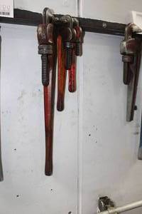 lot 176 image: Lot of (3) Pipe Wrenches