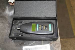 lot 192 image: Extech 461891 Digital Contact Tachometer, Plastic Case