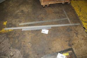 lot 208 image: Johnson 48 Dry-Wall T-Square, Empire 72 Straight Edge, Straight Edge 26