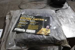 lot 212 image: Tillman Transparent Vinyl Welding Curtain