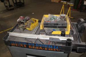 lot 211B image: Welding Supplies - Wire, Clamps, Tank Caps, Misc. Supplies