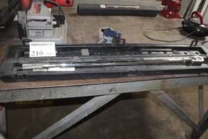 lot 216 image: Wright Tool Micrometer 6448 Torque Wrench, Plastic Case