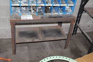 lot 274 image: Metal Shelf 2-tier