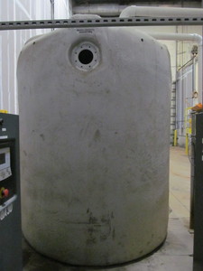 lot 111 image: Snyder Industries 1100-Gallon Poly Chilled Water Holding Tank ASM TK 1100VDT with Insulation