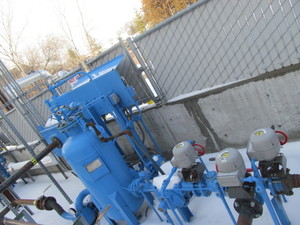 lot 108 image: 2012 Determan Brownie Containment, Total Control Systems Rotary Flow Meter DMP100-4 & Tank, GX3E Distillate Pump, Marathon Electric LC254TTGN6531ADL 230460,3PH