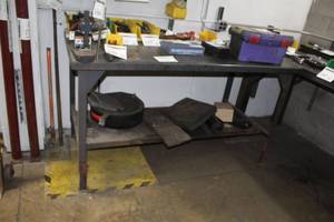 lot 269 image: Metal Shop Work Table