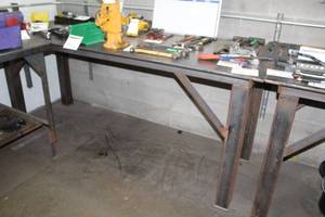 lot 268 image: Metal Shop Work Table