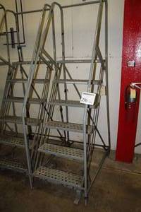 lot 296 image: Cotterman Rolling Staircase