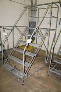 lot 299 image: Cotterman Rolling Staircase