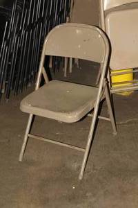 lot 321 image: Lot of (5) Metal Folding Chairs