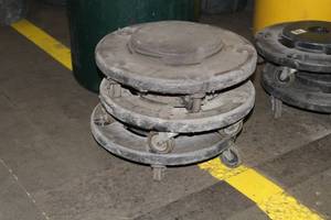 lot 336 image: Lot of (3) Trash Can Rolling Dolly