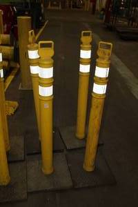 lot 372 image: Lot of (4) Safety Pillars