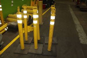 lot 367 image: Lot of (6) Safety Pillars