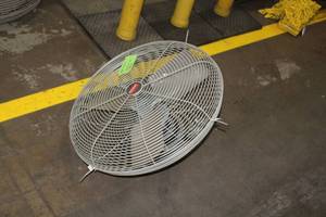 lot 362 image: Dayton 4VAC4D 24 Industrial Air Circulator, Mount and New Hardwire