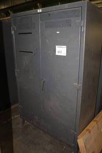 lot 403 image: Stronghold Metal Storage Cabinet