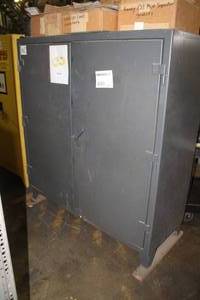 lot 406 image: Stronghold Metal Storage Cabinet